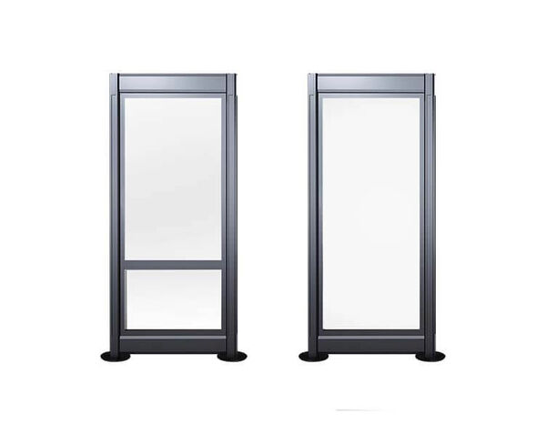 professional installing lower panel of quickflex walls